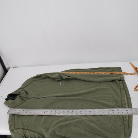 Vintage Patagonia Capilene Baselayer Pullover mens XL half zip green Made in USA - Picture 10 of 11